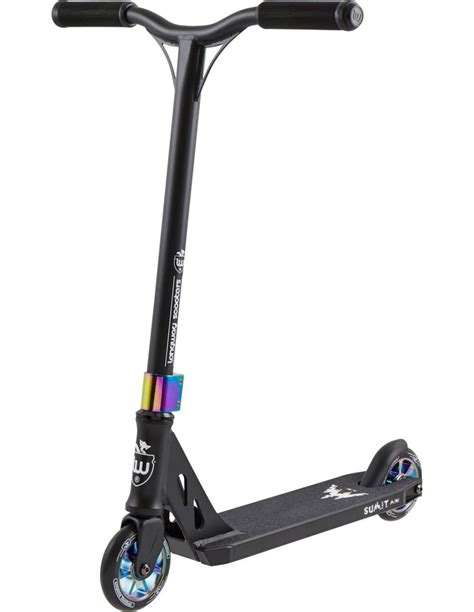 LONGWAY SUMMIT MINI BLACK NEOCHROME COMPLETE SCOOTER