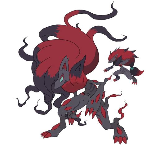 Hisuian Zoroark With Original Zoroarks Color Scheme Rpokemon