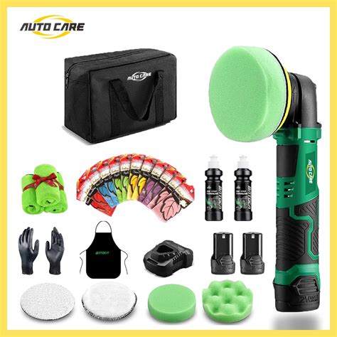 Auto Care Cordless Mini Car Polishing Machine Rpm V Dual Action