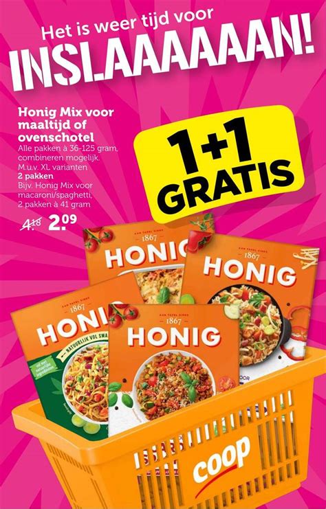 Honig Mix Voor Maaltijd Of Ovenschotel Aanbieding Bij Coop