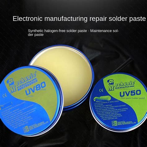 Halogen Free Soldering Paste No Clean Rosin Based Flux Bga Pcb