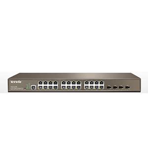 Tenda TEG3224P 24 Port 10 100 1000Mbps With 4 Shared SFP PoE Managed