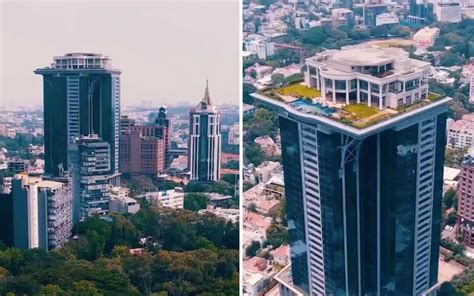 This M Sky Mansion Was Built On Top Of A Ft Tower