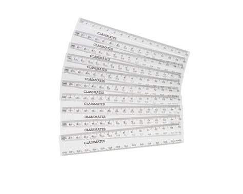 Classmates 15cm Mm Clear Rulers Pack 100 Findel SS Cost Cutters UK