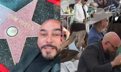 Jenni Rivera recibe su estrella en Hollywood así reaccionó Lupillo Rivera