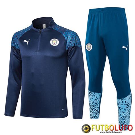 Venta De Chandal Equipos De Futbol Manchester City Azul Marino