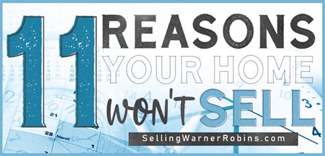 Reasons Why Your Home Is Not Selling