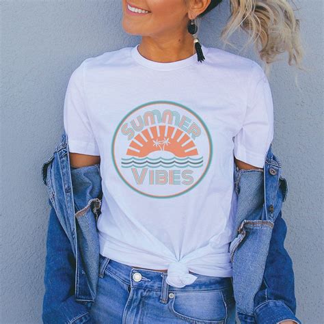 Retro Summer Vibes T Shirt RobinPlaceFabrics