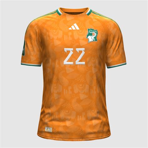 Ivory Coast Home Kit FIFA 23 Kit Creator Showcase