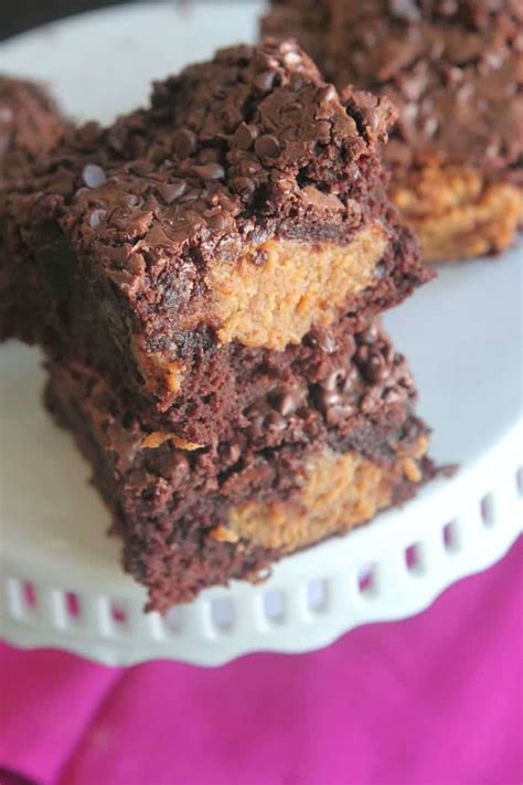 Peanut Butter Fudge Stuffed Brownies Easy Fudge Brownies Recipe