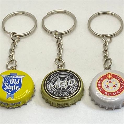 Bottle Cap Keychain - Etsy