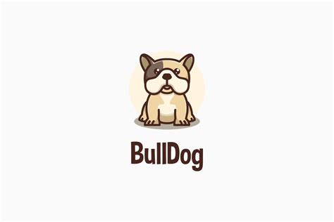 Cute Bulldog Dog Mascot Logo Graphic by Sore.studios · Creative Fabrica