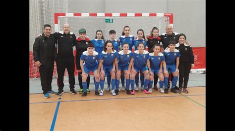 Partido Selección Navarra futsal femenino categoría sub 16 Selección