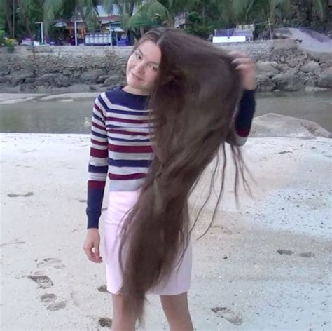 Video Super Cute Rapunzel Realrapunzels Playing With Hair Long