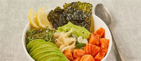 Japanische Poke Bowl Mit Lachs Rezept Kikkoman