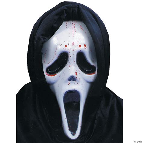 Scream Ghostface Mask with Blood & Pump - Discontinued