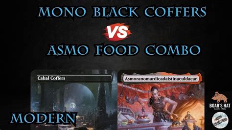 Mono Black Coffers Vs Asmo Food Combo Mtg Modern Youtube