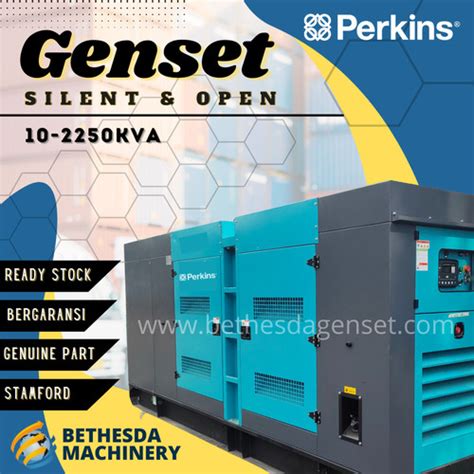 Jual Genset Perkins 80 Kva 100 Kva 135 Kva Generator Stamford Kota