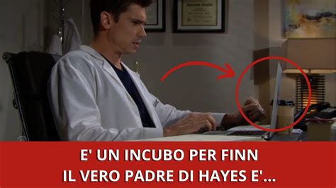 Anticipazioni Beautiful E Un Incubo Per Finn Il Vero Padre Di Hayes