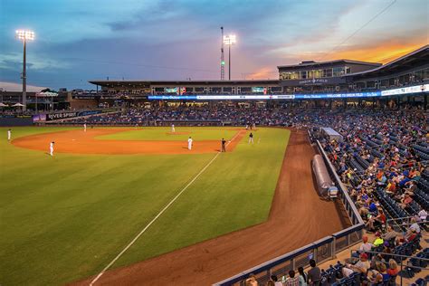 Tulsa Drillers Stadium Sunset - Oneok Stadium Tulsa Oklahoma Photograph ...