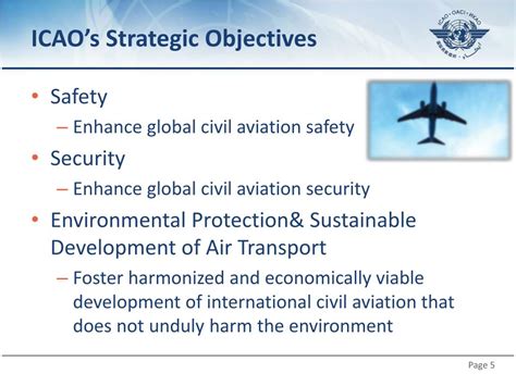 Ppt High Level Overview Of Icao Responsibilities Powerpoint