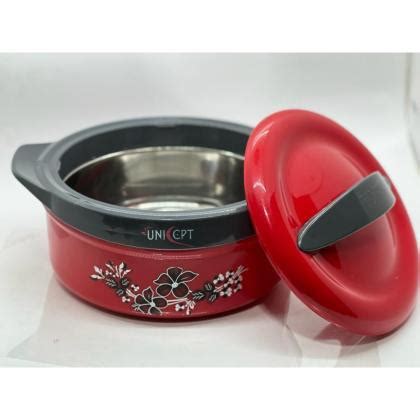 UNICEPT Inner Insulated Casserole Hot Pot For Roti Chapati Hot Box Chapati Box Casserole 2500ml