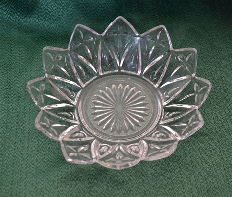 Federal Glass Petal Dish Candle Holder Haute Juice