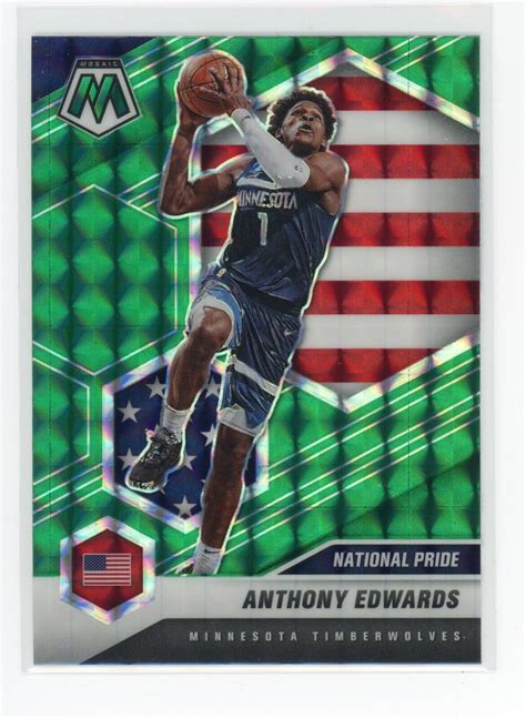 2020 21 Panini Mosaic National Pride Mosaic Green Prizm 252 Anthony