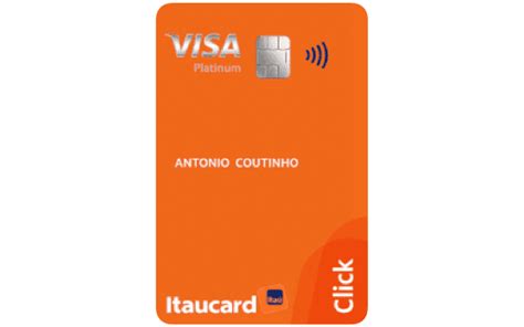 Novo cartão Click Platinum do Itaú ZERO anuidade Como solicitar