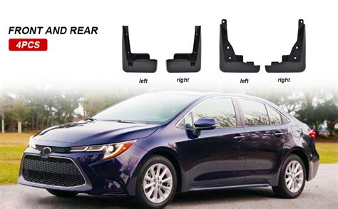 Speedwow Mud Flapsfit For 2020 2022 Toyota Corolla Front And Rear 4pieceset（no