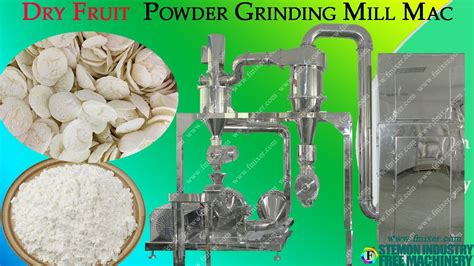 Dry Fruit Powder Grinder Machine For Grinding Dehydrated Banana