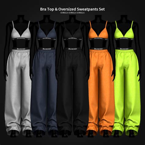 Sims 4 Mods Clothes Sims 4 Teen Sims 4 Clothing Sims 4 Expansions Bra Top And Oversized