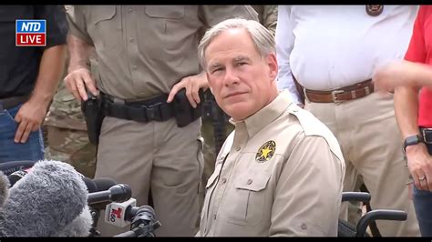 Live Texas Governor Gives Update On Border Security At The