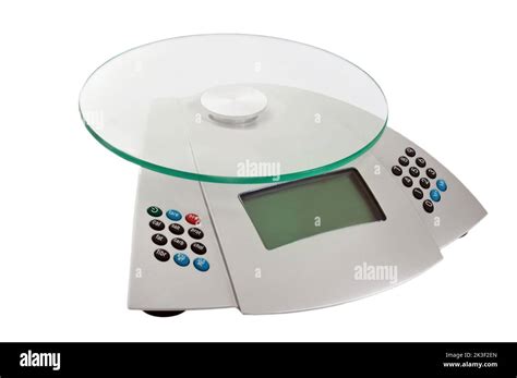 scale isolated  white background stock photo alamy