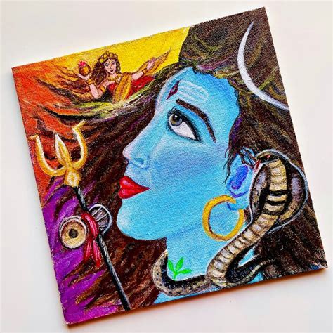 Buy Adiyogi Lord Shiva Wall Art Shiva Hinduism Canvas Painting Online