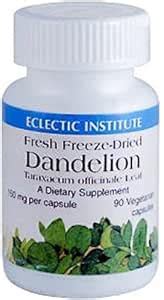 Amazon Eclectic Institute Fresh Freeze Dried Dandelion Mg