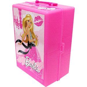 Tara Toys Barbie 8 Doll Multi Compartment Fashion Wardrobe Storage Case