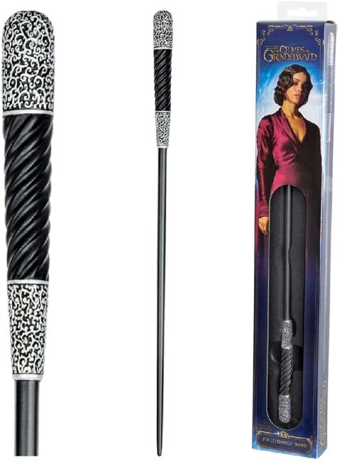 noble collection leta lestrange wand   standard windowed box