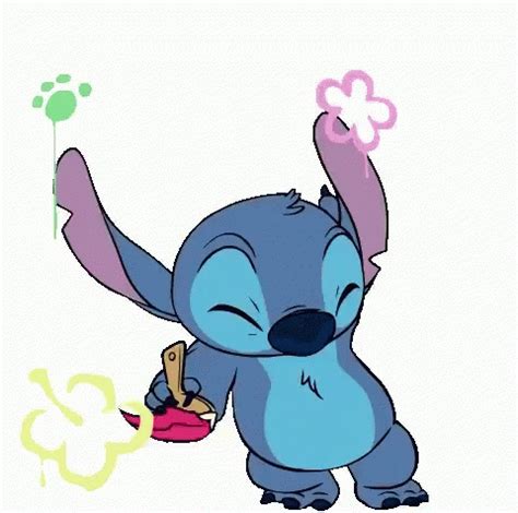 Stitch Happy GIF - Stitch Happy Smile - Discover & Share GIFs