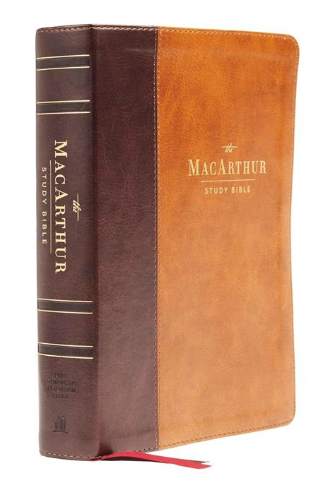 NASB MSB MacArthur Study Bible (2nd Edition, Leathersoft, Brown