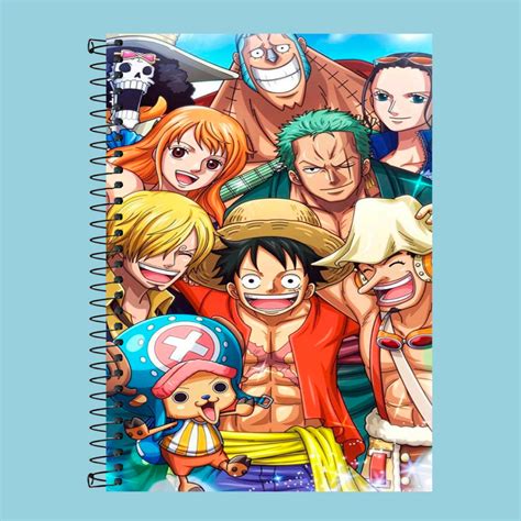 Cadernos Personalizados One Piece A Mat Rias Capa Desenho Anime