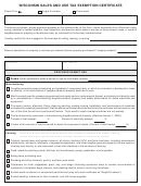 Form S 211 Wisconsin Sales And Use Tax Exemption Certificate