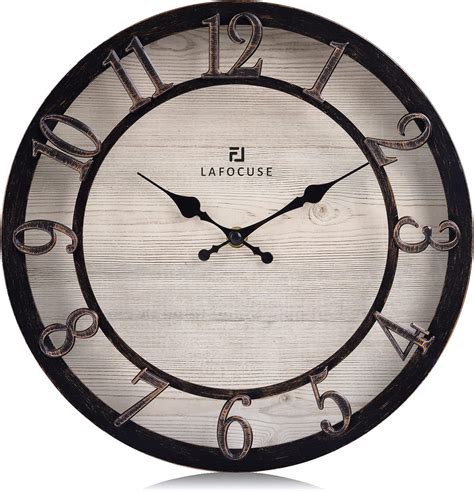 Dankeit Horloge Murale D Corative Quartz Silencieuse De Cm