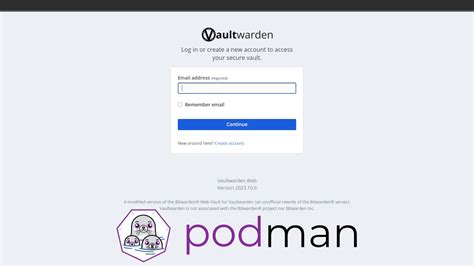 Install Vaultwarden Password Manager With Podman Youtube