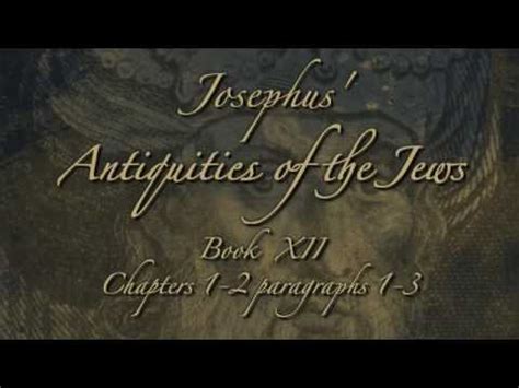 Josephus Antiquities Book Xii Chapter To Par Dec