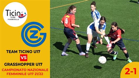 Team Ticino Femminile U17 VS Grasshopper U17 Campionato Nazionale U17