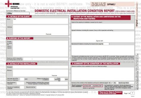 Pat Testing Certificate Template