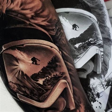 Snowboard Tattoo Designs For Men Inspiration Guide Artofit