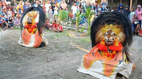 Aksi Barongan Blora Bujang Ganong Atraksi Buto Dan Jaranan Reyog Seni