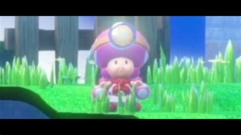 Captain Toadette Holds Her Breath Underwater Captain Toad Treasure